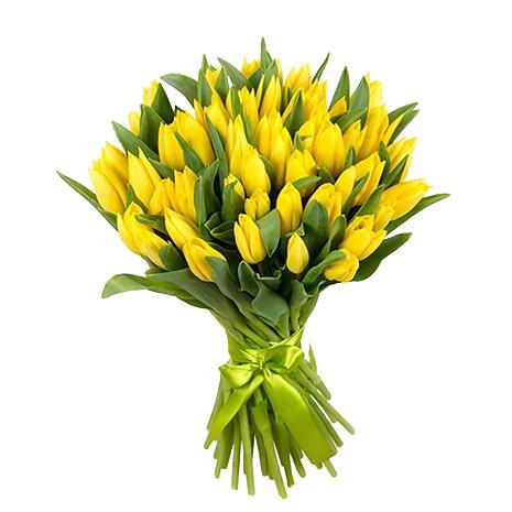 картинка Букет из Желтых тюльпанов от магазина daflor
