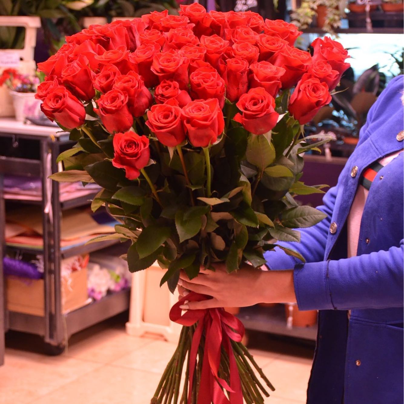 картинка Букет из 51 розы №402 от магазина daflor