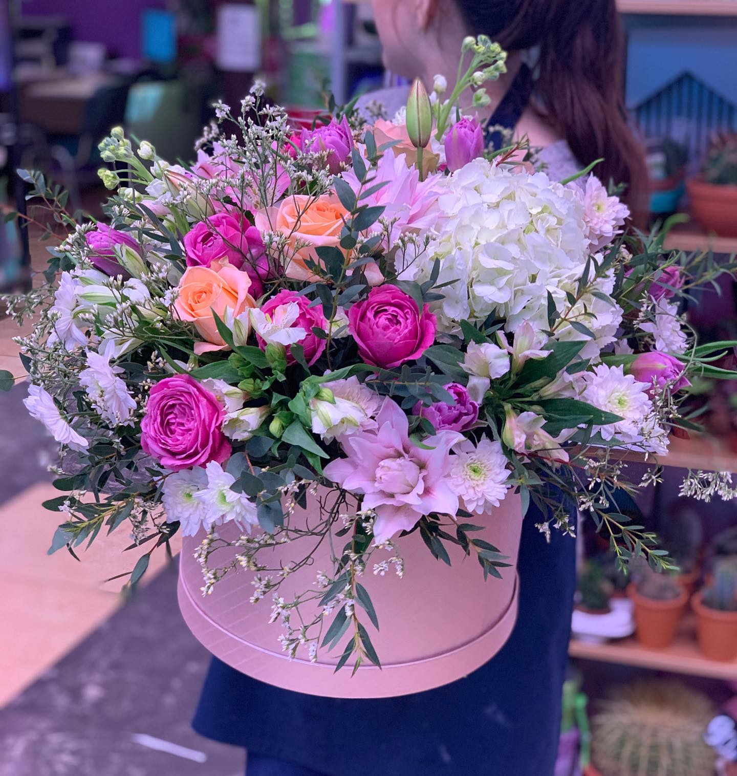 картинка Корзина с цветами К229 от магазина daflor