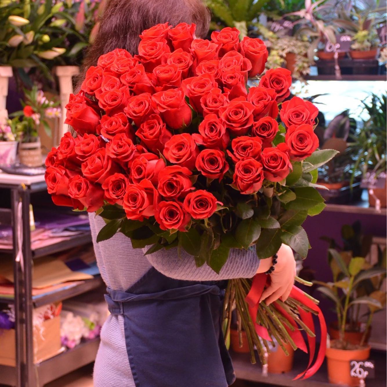 картинка Букет из 51 розы №402 от магазина daflor