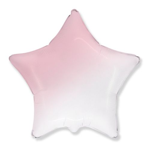 картинка Воздушный шар в форме звезды, розовый градиент Ш35 от магазина daflor