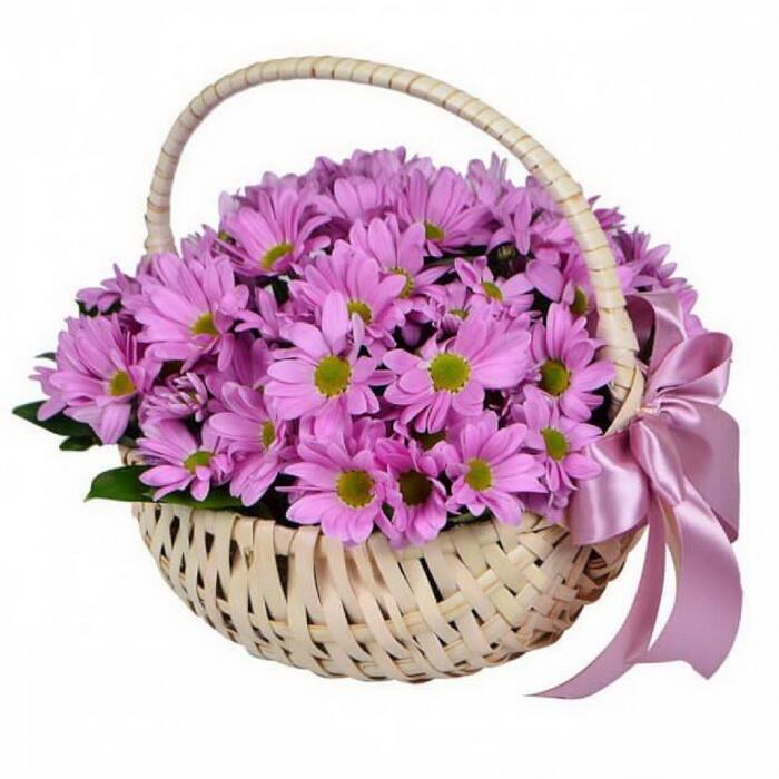 картинка Корзина с цветами К106 от магазина daflor