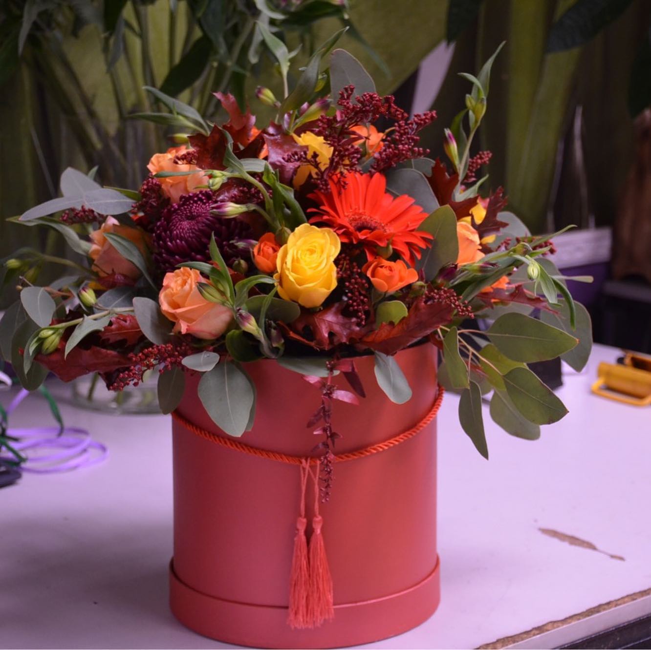 картинка Коробка с цветами К167 от магазина daflor