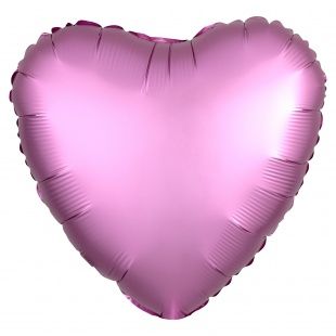 картинка Воздушный шар в форме сердца, розовый  Ш18 от магазина daflor