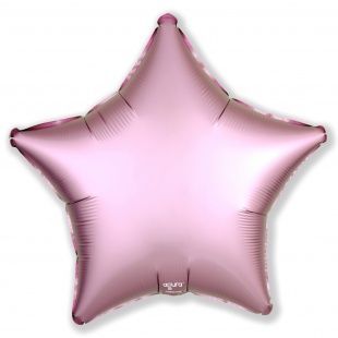 картинка Воздушный шар в форме звезды, розовый Ш29 от магазина daflor