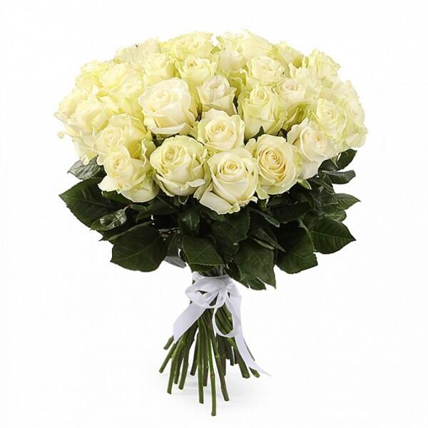 картинка Букет из белых роз от магазина daflor