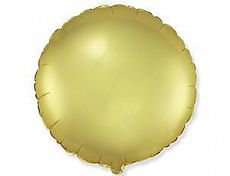 Воздушный шар в форме круга, золото Ш136