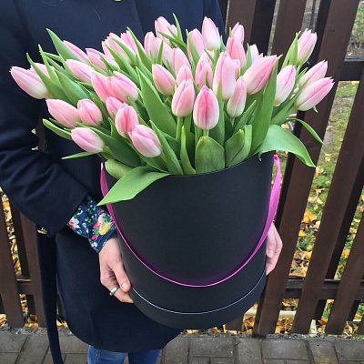 Коробка с цветами К120