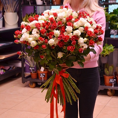 Букет из 35 роз №449