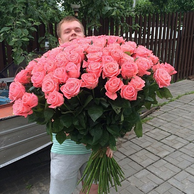 Букет из 101 розы №303
