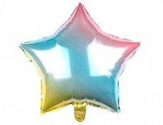 Воздушный шар в форме звезды, радуга Ш44