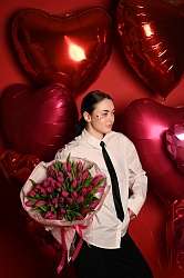 Букет "С тюльпанами"