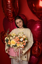 Композиция "Светлые розы"