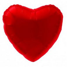 Воздушный шар в форме сердца, красный Ш37