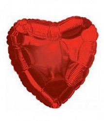 Воздушный шар в форме сердца, красный Ш19