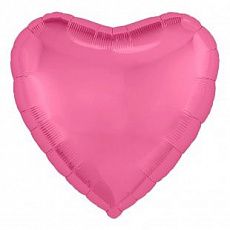 Воздушный шар в форме сердца, розовый пион Ш120