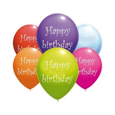 Воздушный шар "Happy Birthday" Ш13