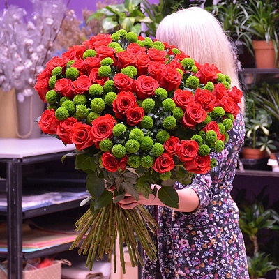 Букет из 51 розы №519