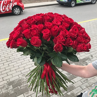 Букет из 101 розы №304