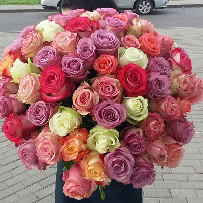 Букет из 55 роз №270