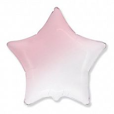 Воздушный шар в форме звезды, розовый градиент Ш35