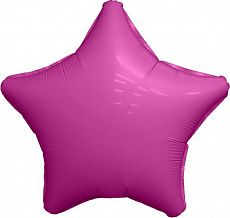 Воздушный шар в форме звезды, ярко-розовый Ш143