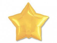 Воздушный шар в форме звезды, золотой Ш45