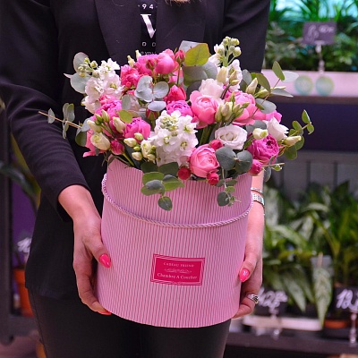 Коробка с цветами К232