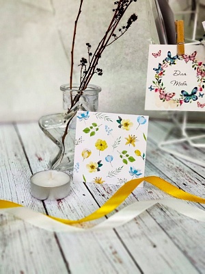 Карточка для букета К16