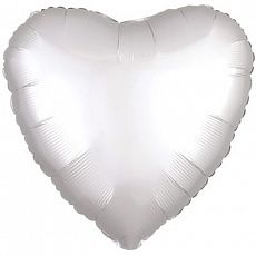 Воздушный шар в форме сердца, белый Ш41