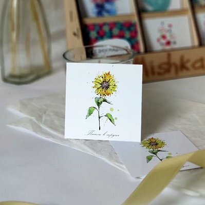 Карточка для букета К-83