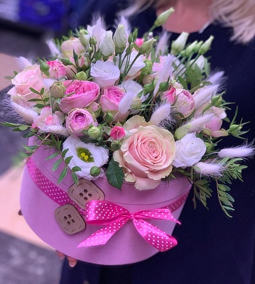 Коробка с цветами К178