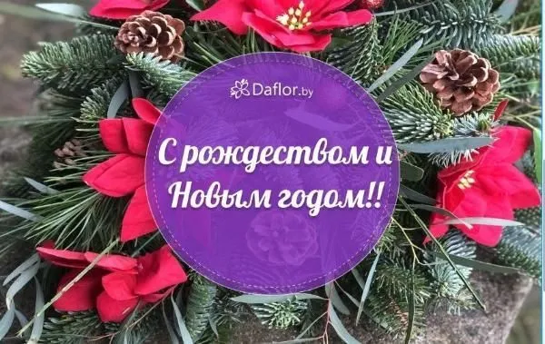 С наступающим Рождеством и Новым годом!