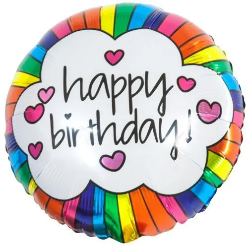 картинка Воздушный шар "Happy Birthday" Ш228 от магазина daflor
